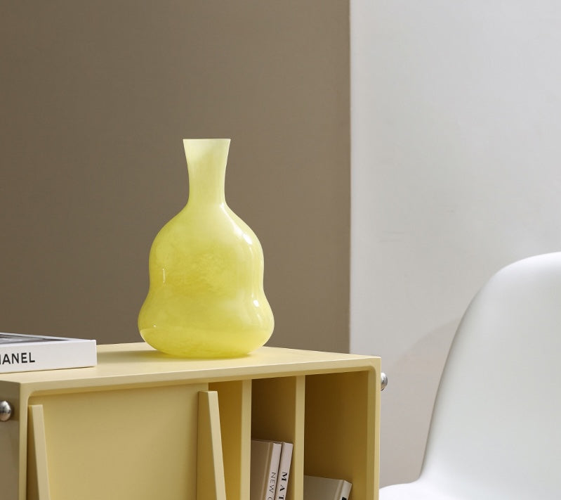 Garcia | Amelia Glass Vase - Yellow | Shut the Front Door