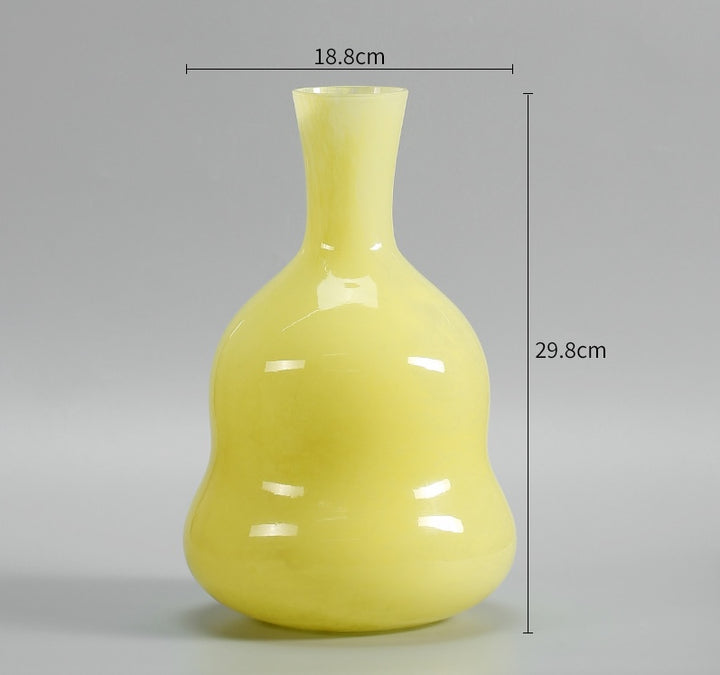 Garcia | Amelia Glass Vase - Yellow | Shut the Front Door