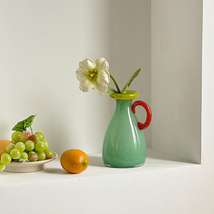 Garcia | Bella Glass Vazse - Mint Green | Shut the Front Door