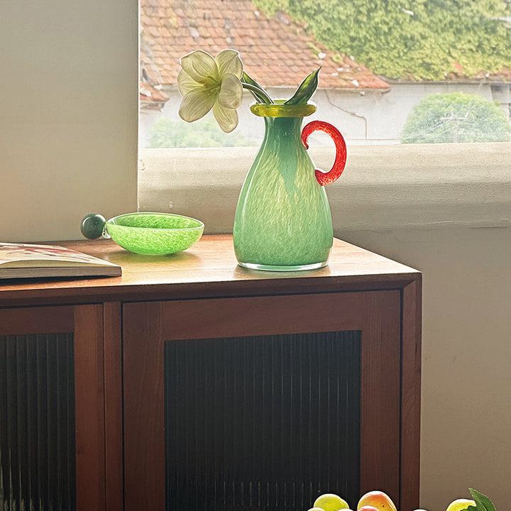 Garcia | Bella Glass Vazse - Mint Green | Shut the Front Door