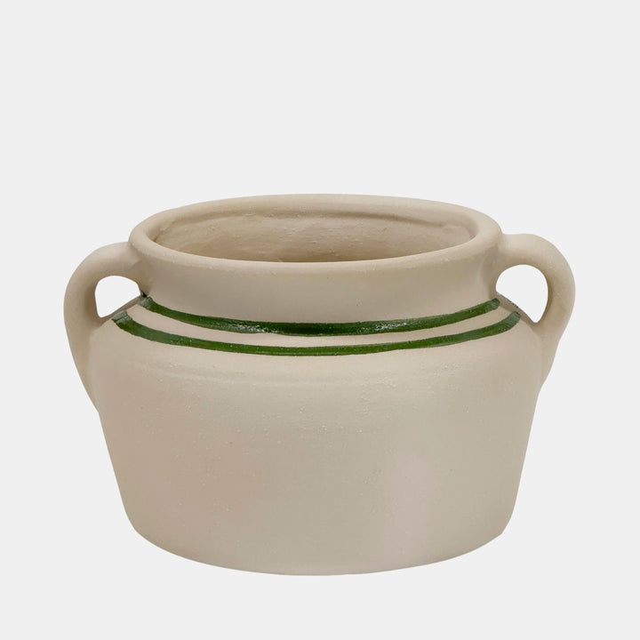 Garcia | Vale Ceramic Vessel - Natural Low | Shut the Front Door