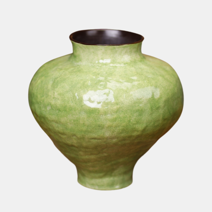 Garcia | Mirel Rounded Ceramic Vase - Moss Green | Shut the Front Door
