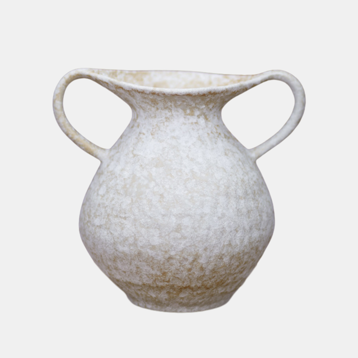 Garcia | Eiryn Handled Ceramic Vase - Soft Ivory | Shut the Front Door