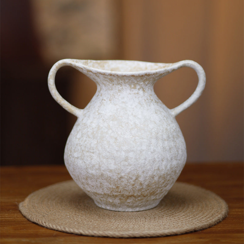 Garcia | Eiryn Handled Ceramic Vase - Soft Ivory | Shut the Front Door