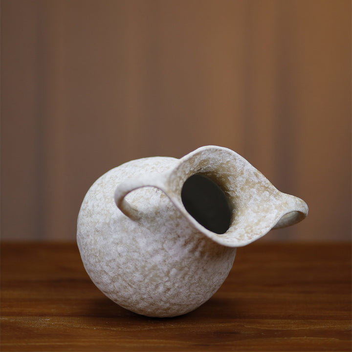 Garcia | Eiryn Handled Ceramic Vase - Soft Ivory | Shut the Front Door