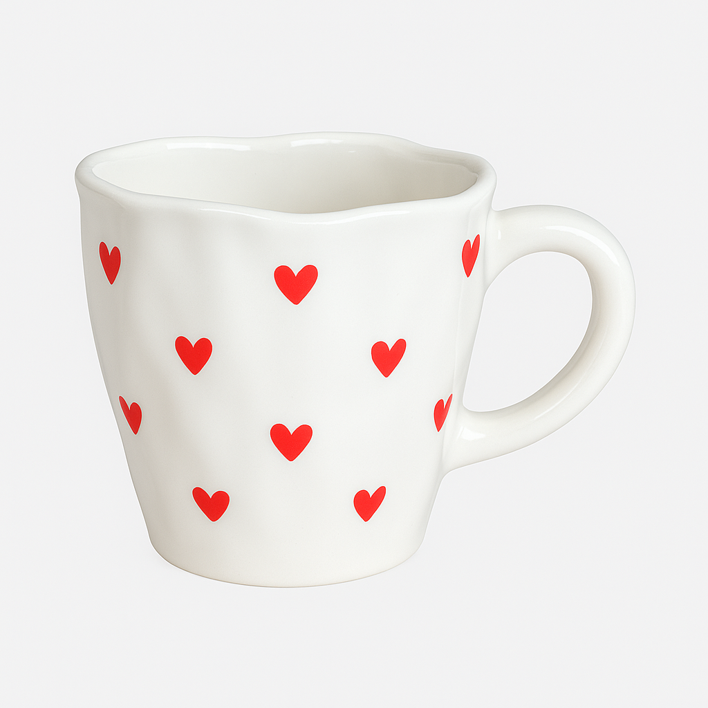 Garcia | Naya Ceramic Mug - Small Heart | Shut the Front Door