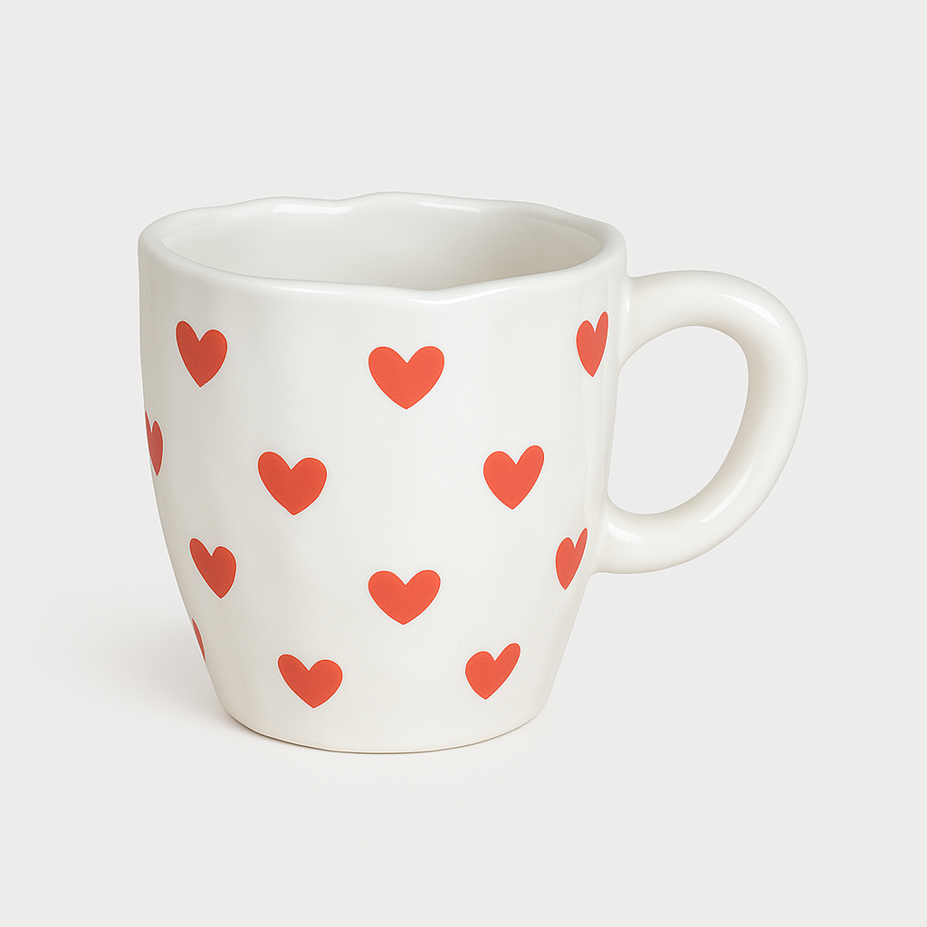 Garcia | Naya Ceramic Mug - Medium Heart | Shut the Front Door