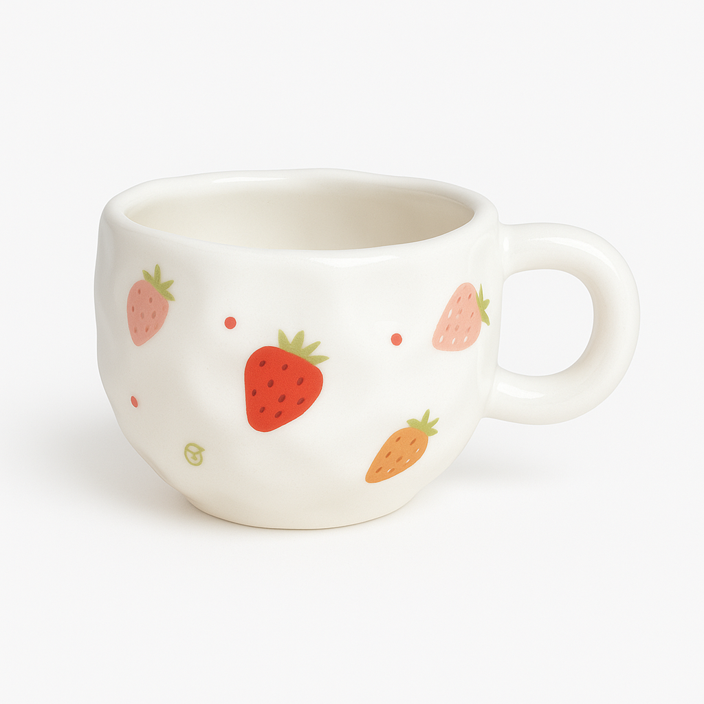 Garcia | Yuna Ceramic Mug - Strawberry | Shut the Front Door