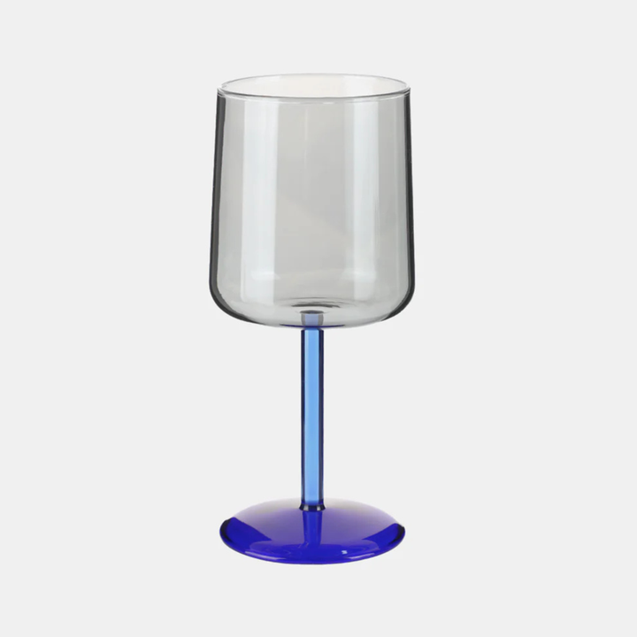 Garcia | Wine Glass 450ml - Grey Blue | Shut the Front Door