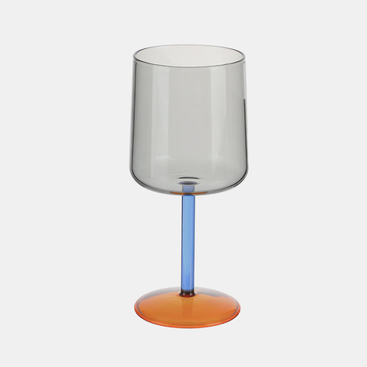 Garcia | Wine Glass 450ml - Blue Amber | Shut the Front Door