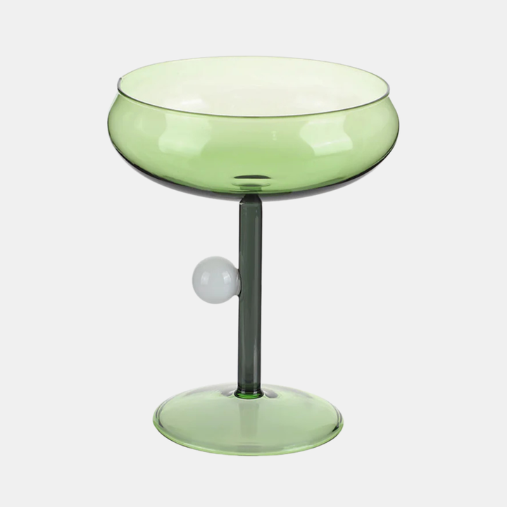 Garcia | Cocktail Glass 300ml- Green | Shut the Front Door