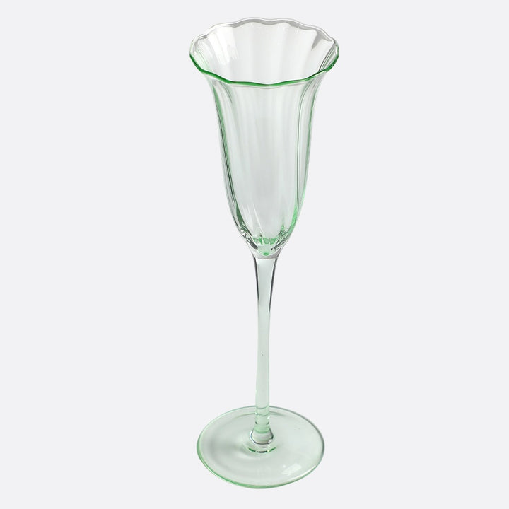 Garcia | Elle Champagne Flute 180ml - Green | Shut the Front Door
