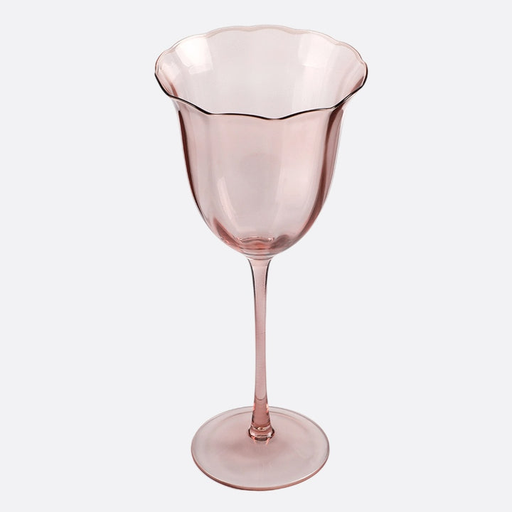Elle Wine Glass 400ml - Pink