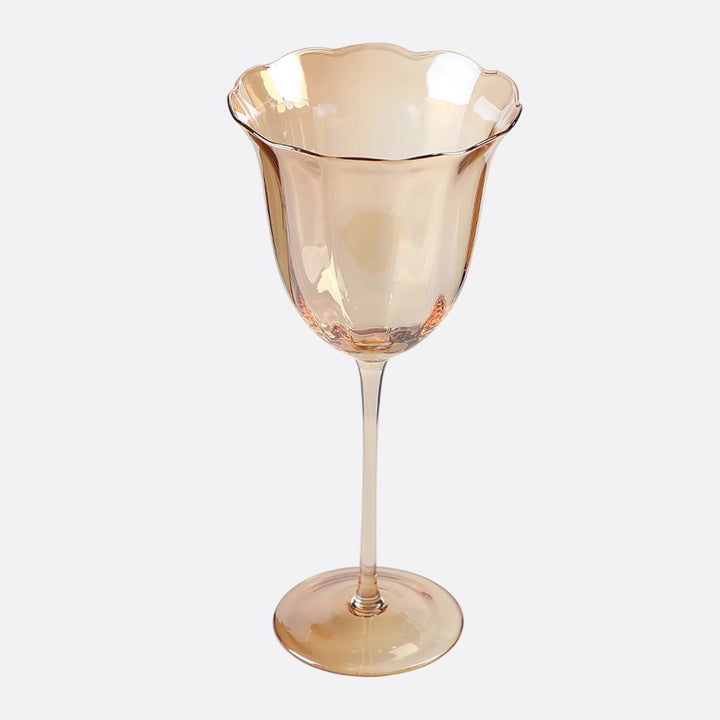 Elle Wine Glass 400ml - Amber