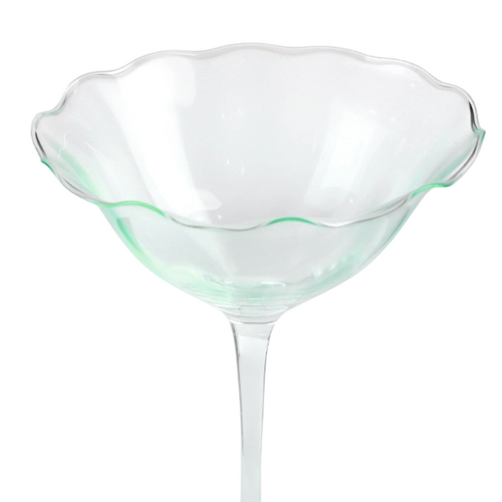 Elle Coupe Glass 200ml - Green