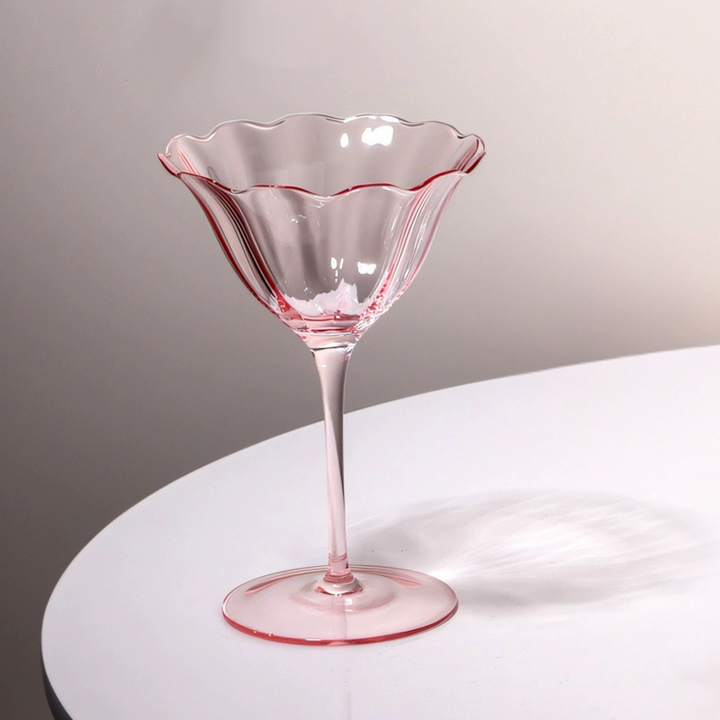 Elle Coupe Glass 200ml - Pink