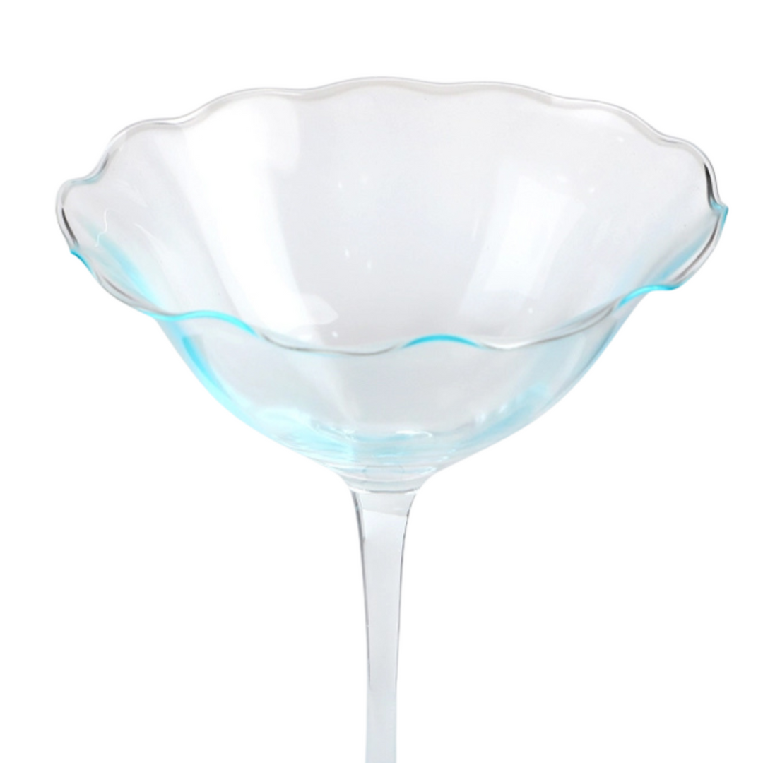 Elle Coupe Glass 200ml - Blue