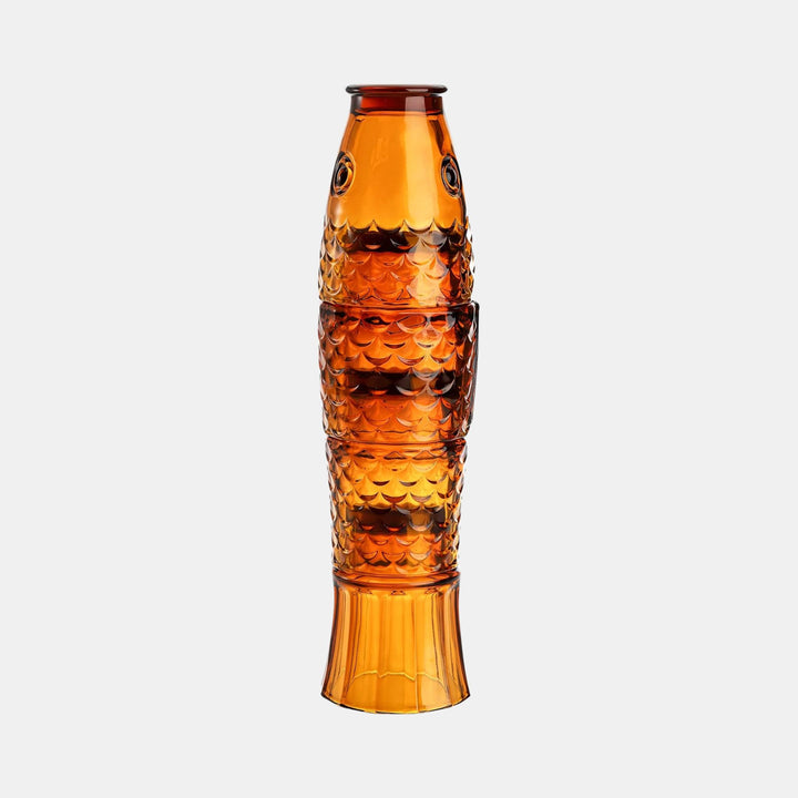 Fish Stackable Tumblers S4 - Amber