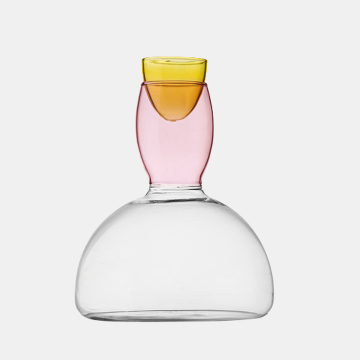 Clancy Glass Carafe 1500ml - Pink