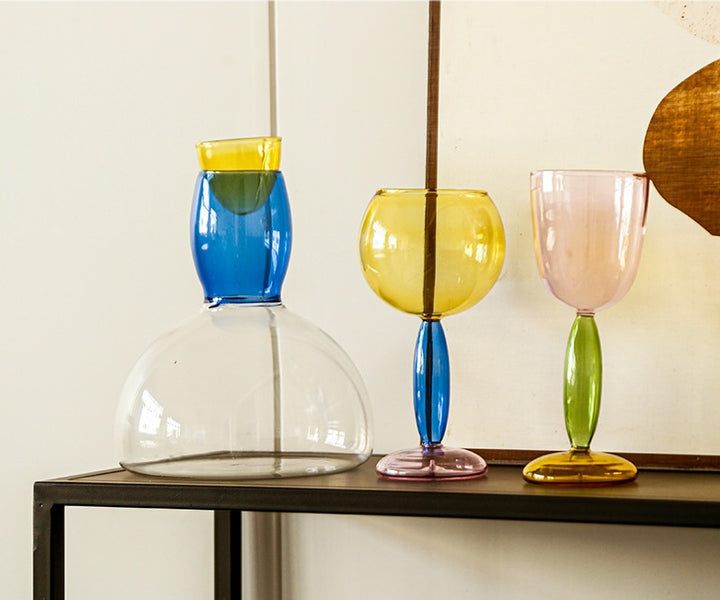 Clancy Glass Carafe 1500ml - Blue