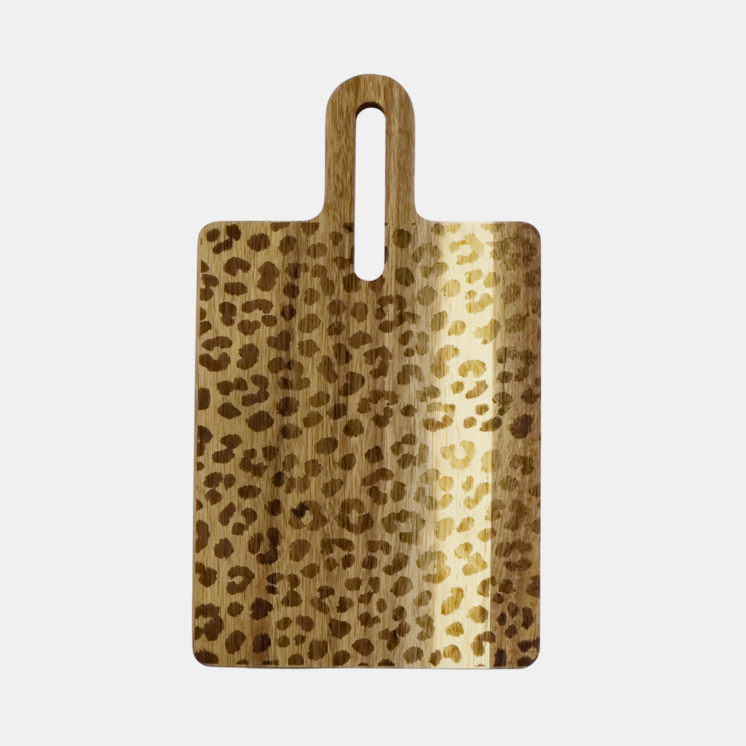 Garcia | Wooden Animal Print Board - Small Rect | Shut the Front Door