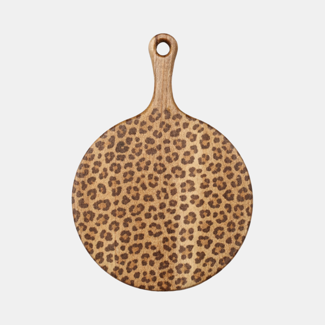 Garcia | Wooden Animal Print Board - Round | Shut the Front Door