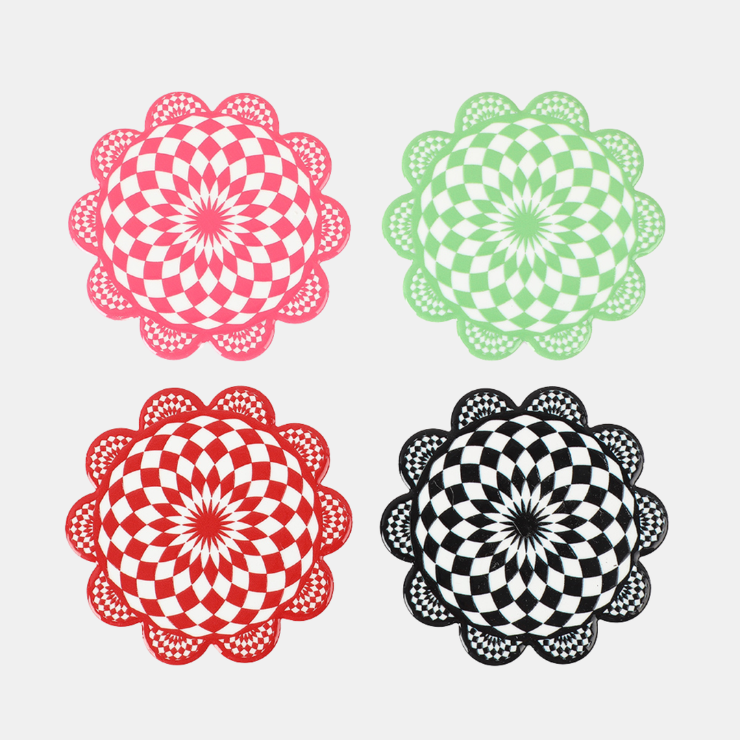 Garcia | Ethan Ceramic Coasters - Plum Blossom S4 | Shut the Front Door