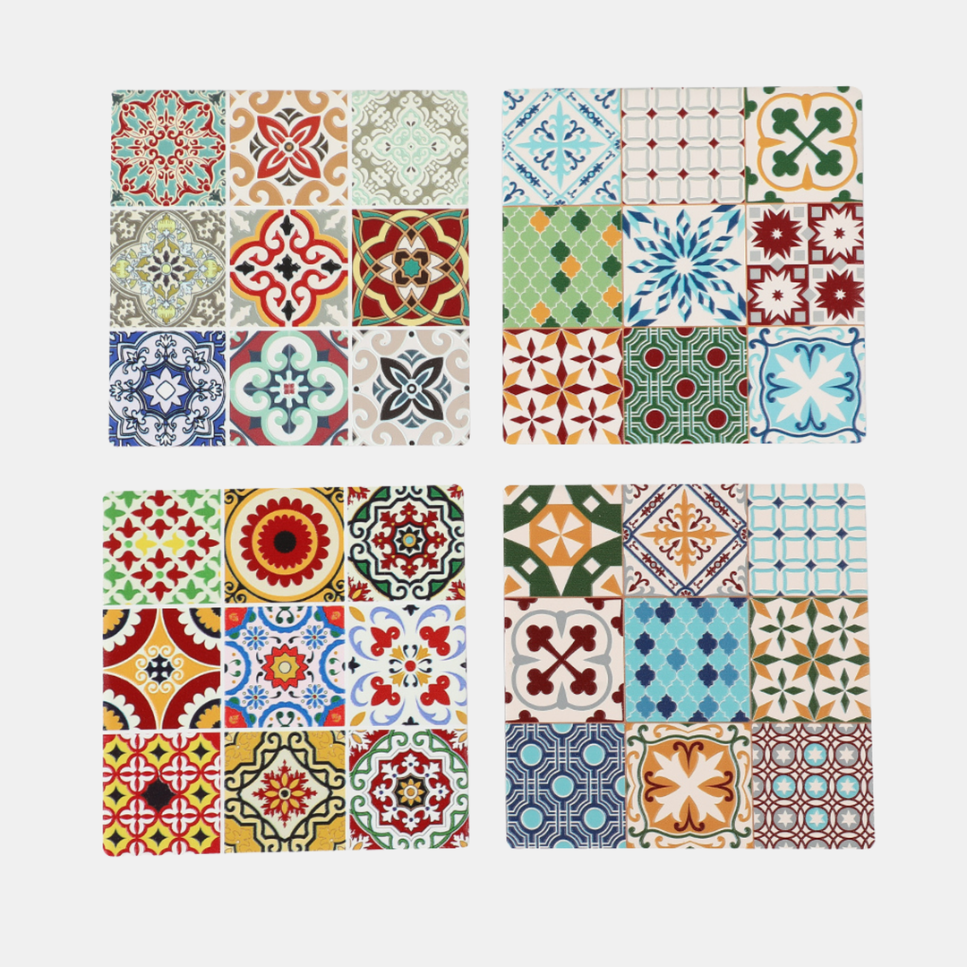 Garcia | Aiden Square Ceramic Coasters - Mosaic S4 | Shut the Front Door