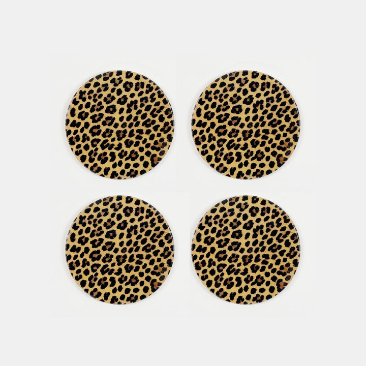 Garcia | Ashton Ceramic Coasters - Leopard Print S4 | Shut the Front Door
