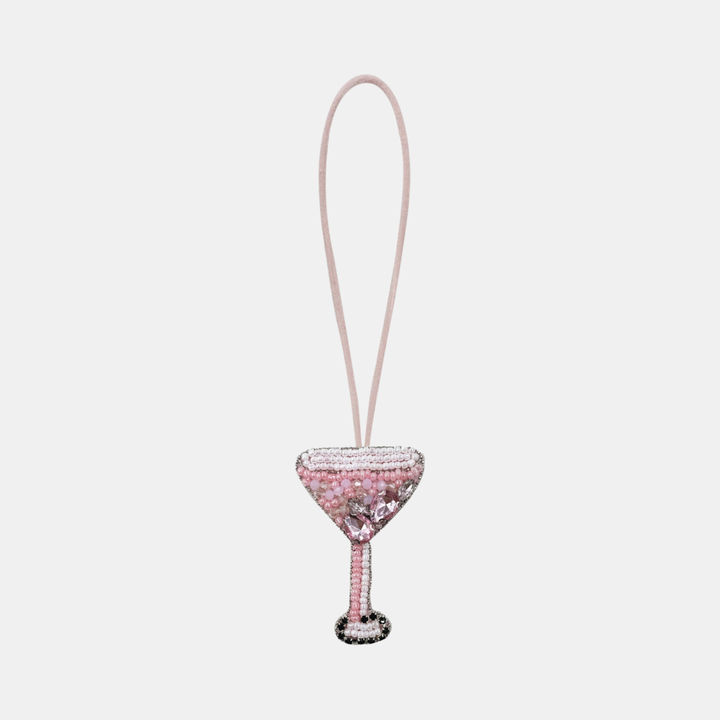 Hanging Pink Martini Decoration