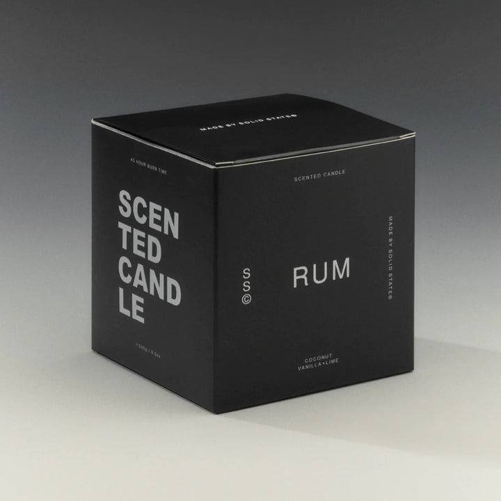 Solid State | Scented Candle - Rum | Shut the Front Door