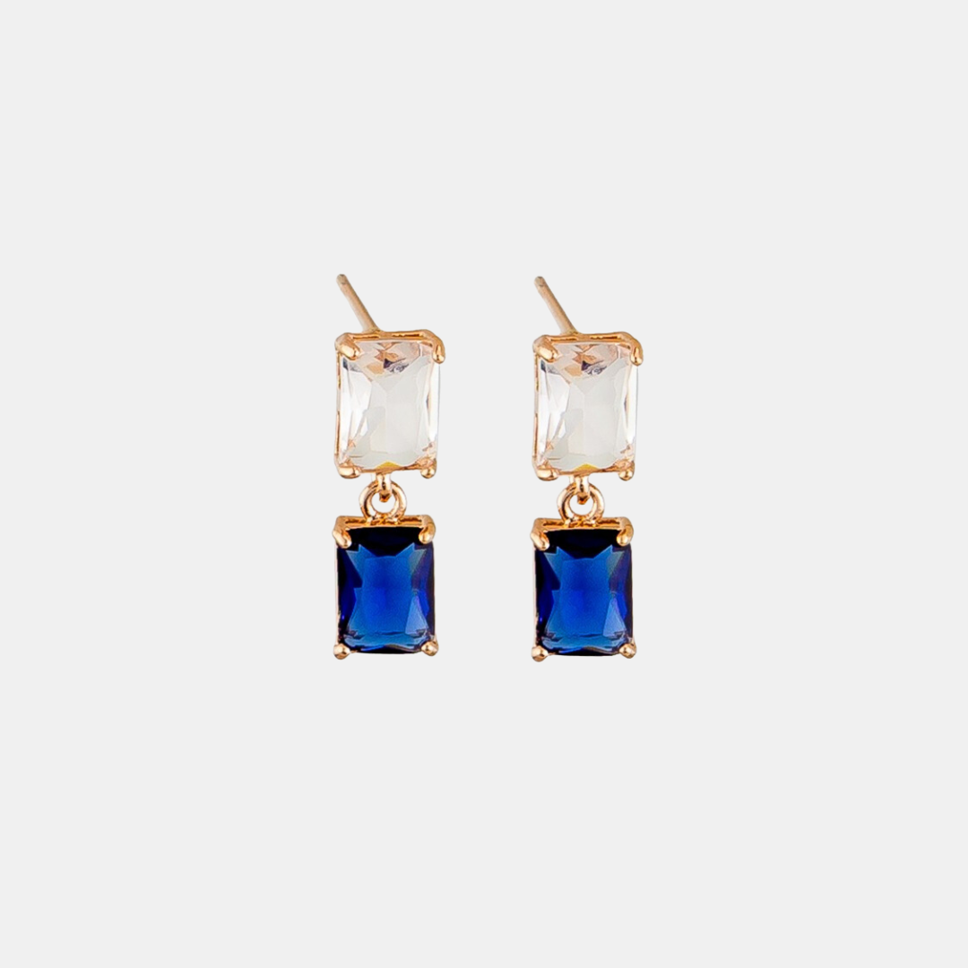Tiger Tree | Earring Crystal Clara - Blue | Shut the Front Door