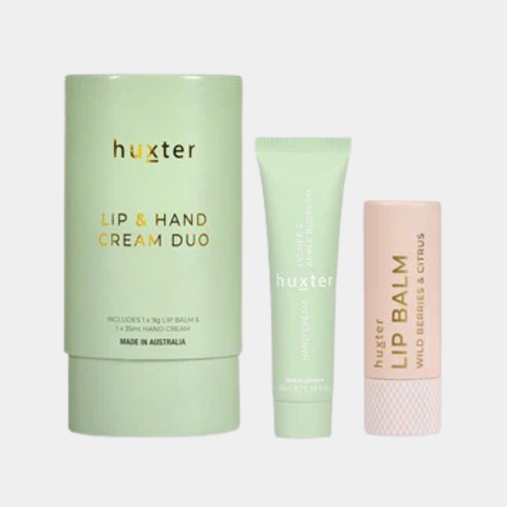 Huxter | Lip & Hand Cream Duo - Lychee & Apple Blossom | Shut the Front Door