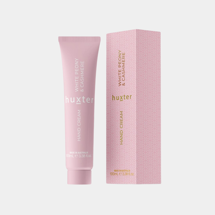 Huxter | Hand Cream Boxed - White Peony & Cashmere 100ml | Shut the Front Door