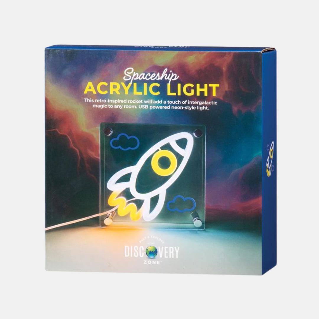 Discovery Zone | Acrylic Light - Spaceship | Shut the Front Door