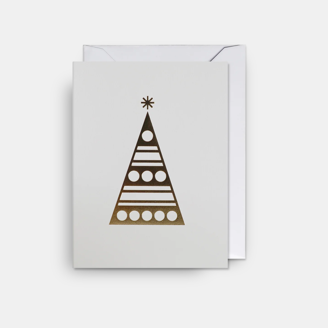 Lagom | Christmas Card Gold Christmas Deco Tree | Shut the Front Door
