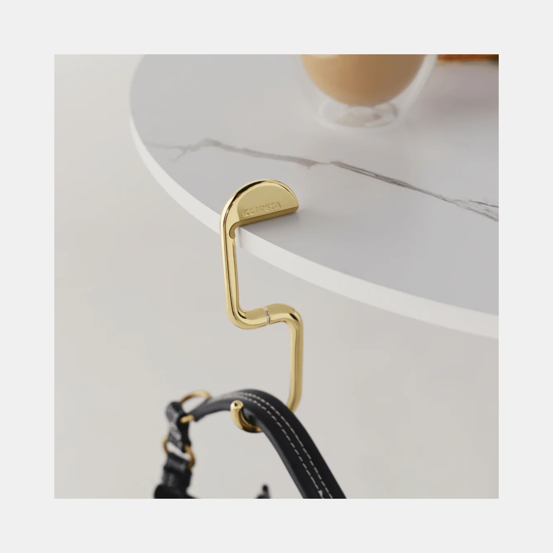 Klipsta | Flip - Bag Hook - Gold | Shut the Front Door
