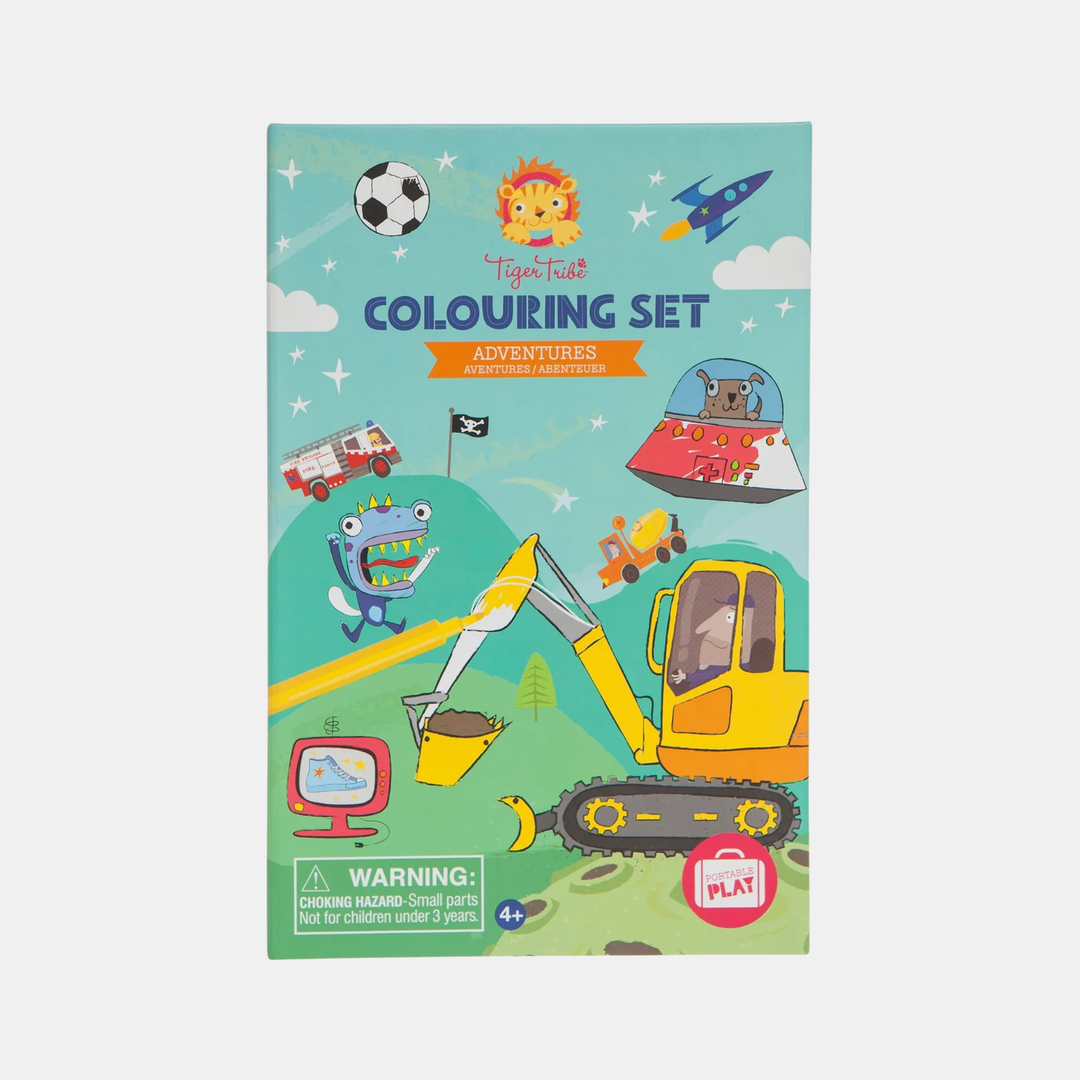 Tiger Tribe | Colouring Set - Adventures | Shut the Front Door