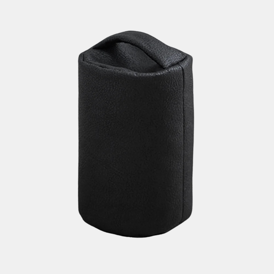 MOOD | Door Stop Vegan Leather Black | Shut the Front Door