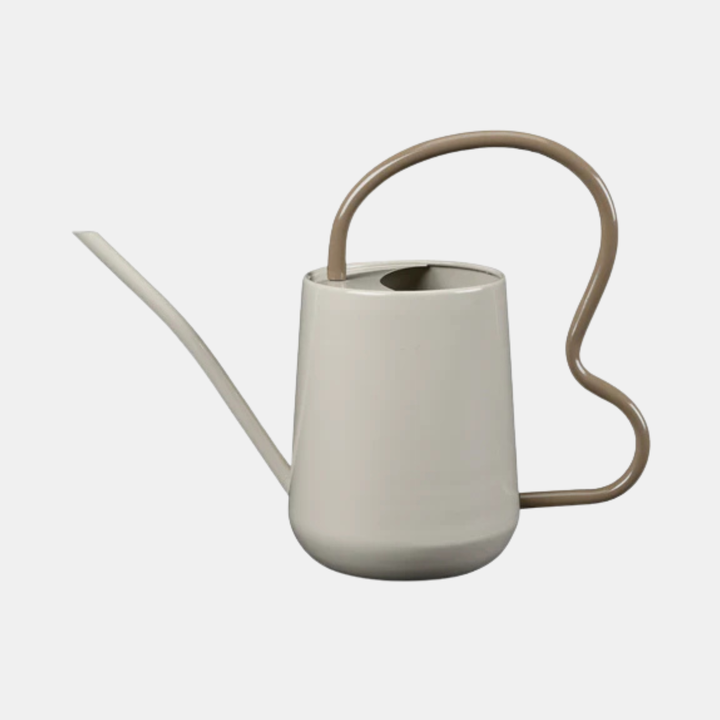 Scalloped Indoor Watering Can - Mushroom