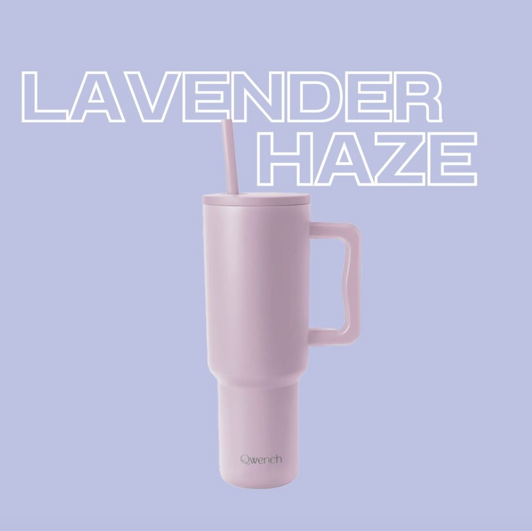 Qwest | Qwench Premium Insulated Tumbler 40oz w/straw - Lavender Haze | Shut the Front Door