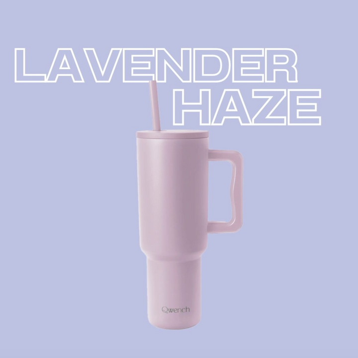 Qwest | Qwench Premium Insulated Tumbler 40oz w/straw - Lavender Haze | Shut the Front Door