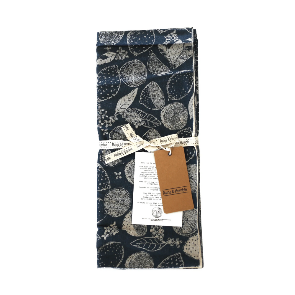 Raine & Humble | Lemon Marmalade Table Runner - Dark Slate | Shut the Front Door