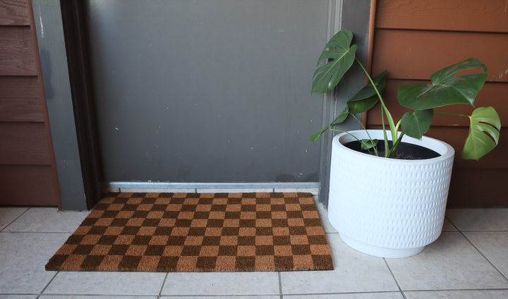 Garcia | Doormat - Coir Check | Shut the Front Door