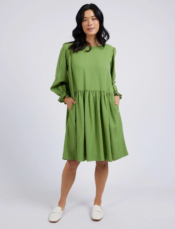 Elm Knitwear | River Dress - Jungle Green | Shut the Front Door