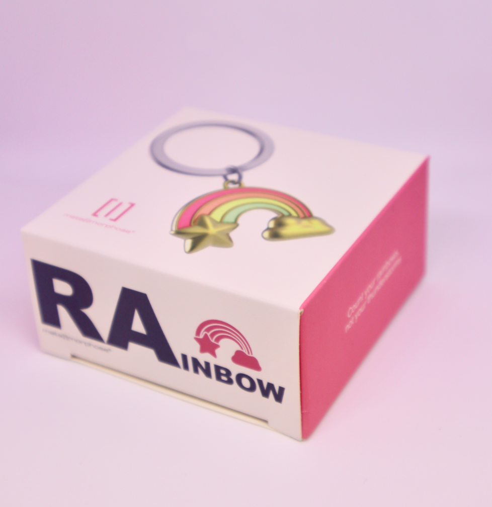 Stellar Haus | Rainbow Keychain | Shut the Front Door