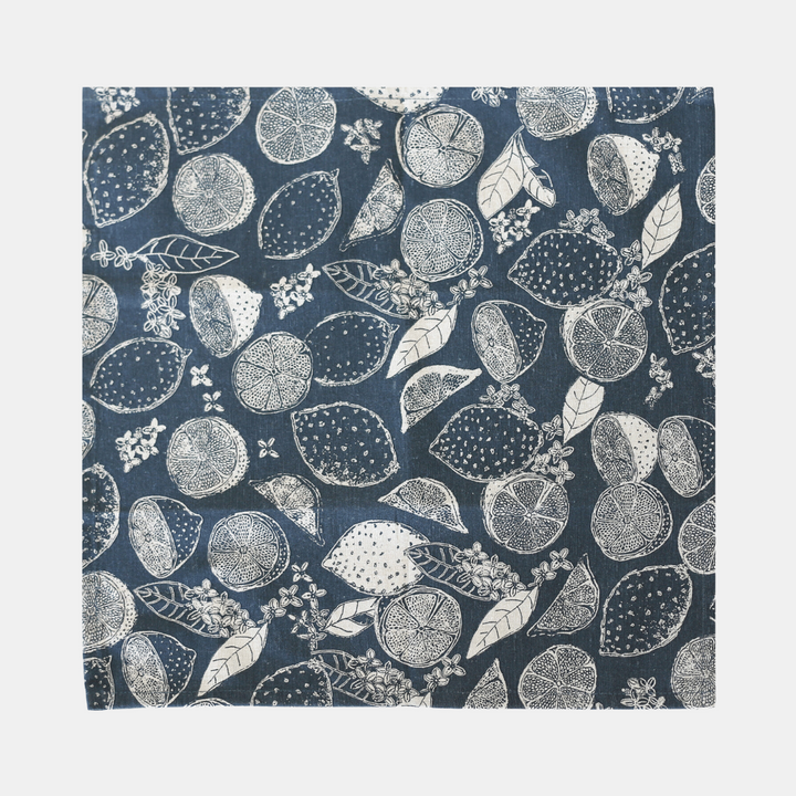 Raine & Humble | Lemon Marmalade Napkins S/4 - Dark Slate | Shut the Front Door