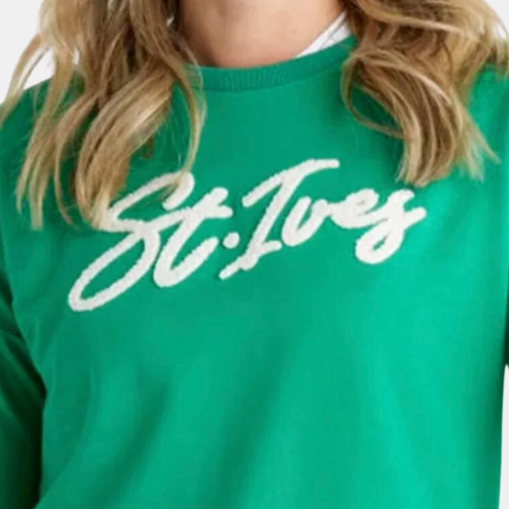 Betty Basics | Lucy French Terry Sweat - Jade | Shut the Front Door