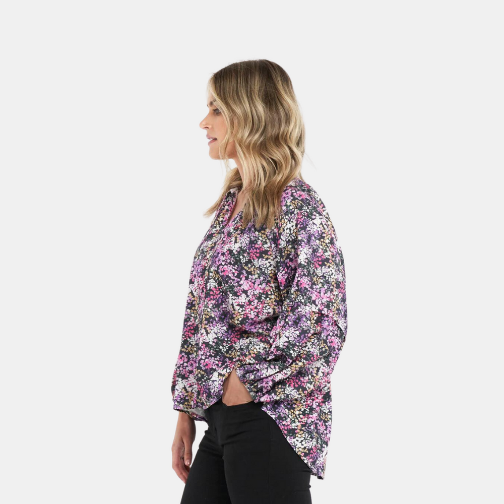 Betty Basics | Fleur Blouse - Flora | Shut the Front Door