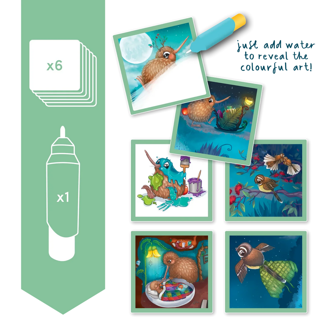 Kuwi & Friends Magic Water Cards - Kuwi's Very Shiny Bum